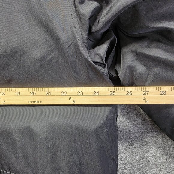 Polo Ralph Lauren Jacket Mens Large Black Down Hooded Parka Nylon Winter Coat - Picture 10 of 11